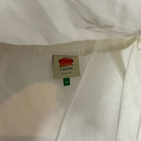 NWOT Farm Rio Pitanga Embroidery Crochet Mini Skirt Medium - Picture 9 of 9